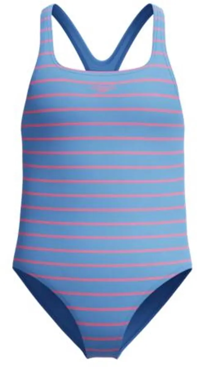 Speedo Print Medalist Meisjes Sportbadpak 116 - Blauw/Roze