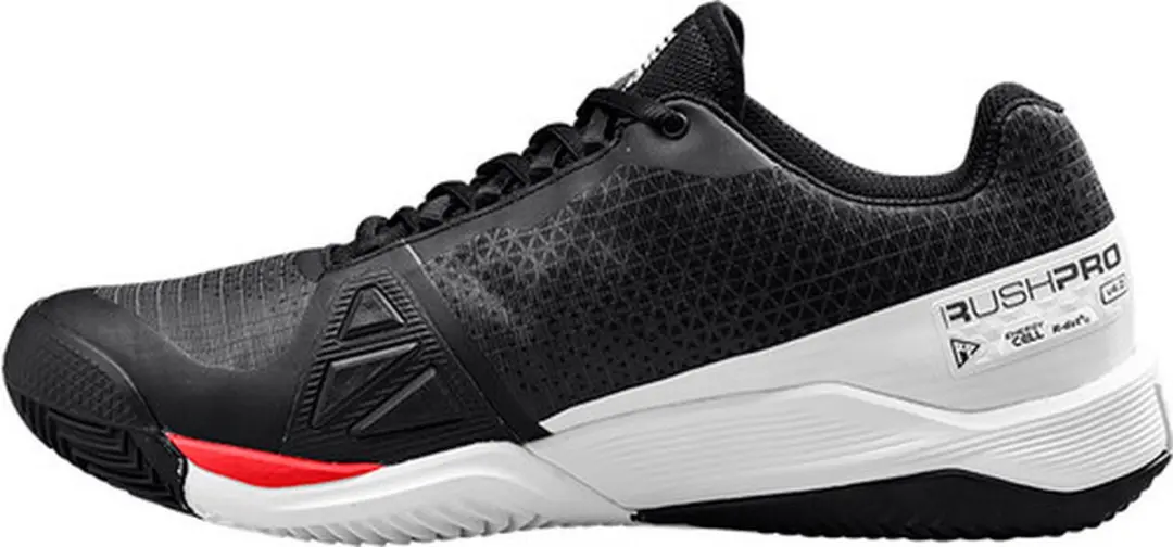 Wilson Rush Pro 4.0 Clay Heren Sportschoenen - 46 - Black/Red