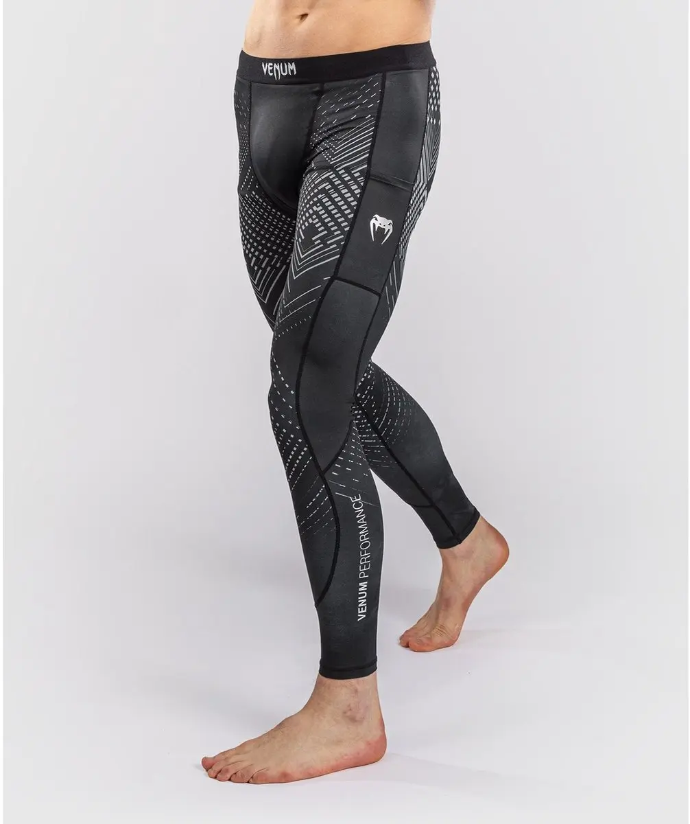 Venum Midnight Fury Compressielegging M - Zwart/Grijs/Zilver