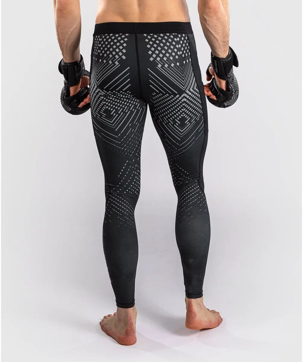 Venum Midnight Fury Compressielegging M - Zwart/Grijs/Zilver