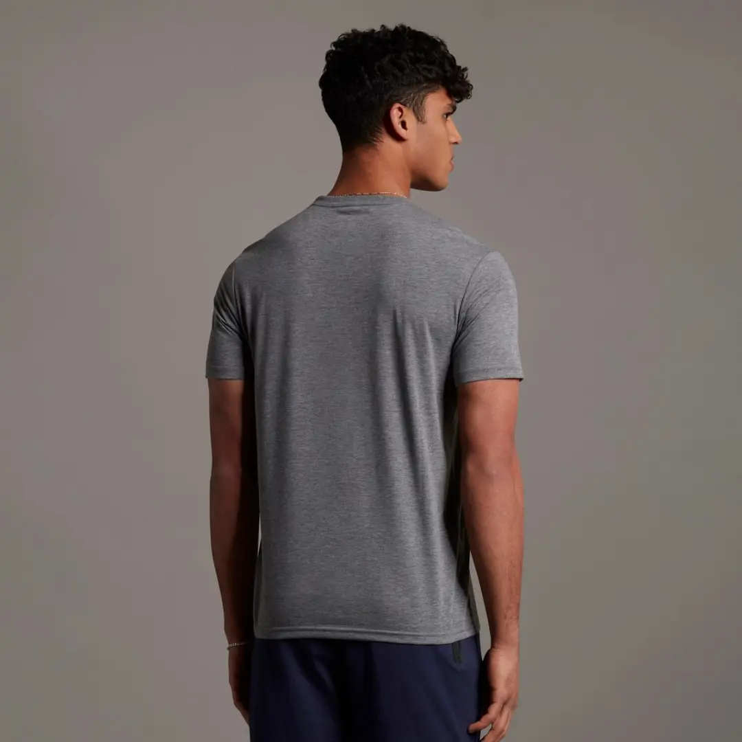 Lyle & Scott Martin T-shirt TS860SP-T28 - S - Midden grijs