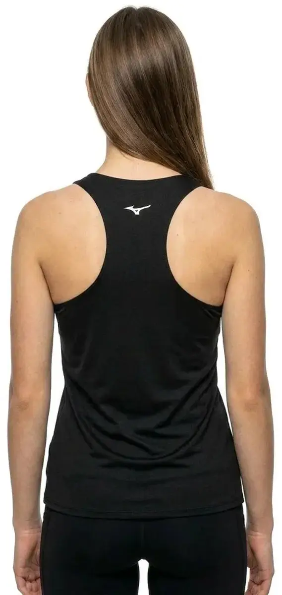 Mizuno Core Runbird Mouwloos T-shirt - XS - Zwart