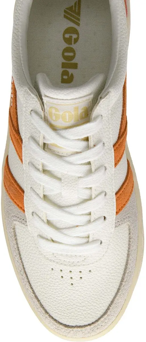 Gola Grandslam Trident Leren Sneakers - 38 - Wit/Apricot/Buttermilk