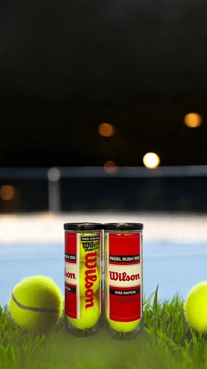Wilson Padel Rush 100 Padelballen - 6 Stuks (2x3) - Geel