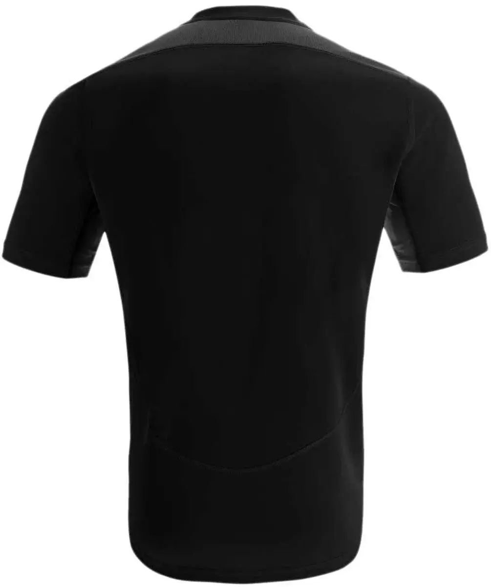 Macron Peridot Rugby Shirt - L - Zwart