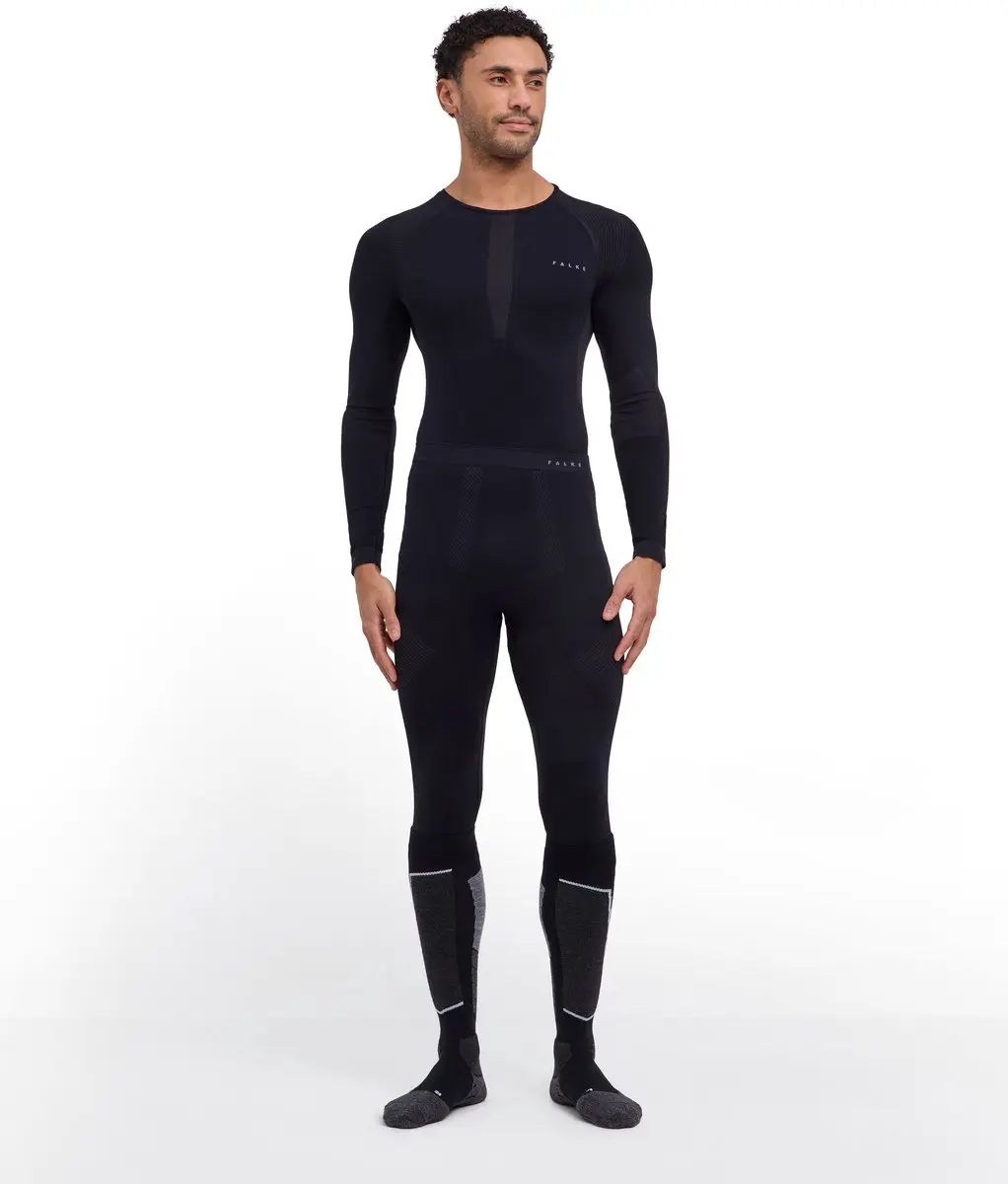 Falke Warm 3/4 Functioneel Ondergoed Heren - L - Zwart