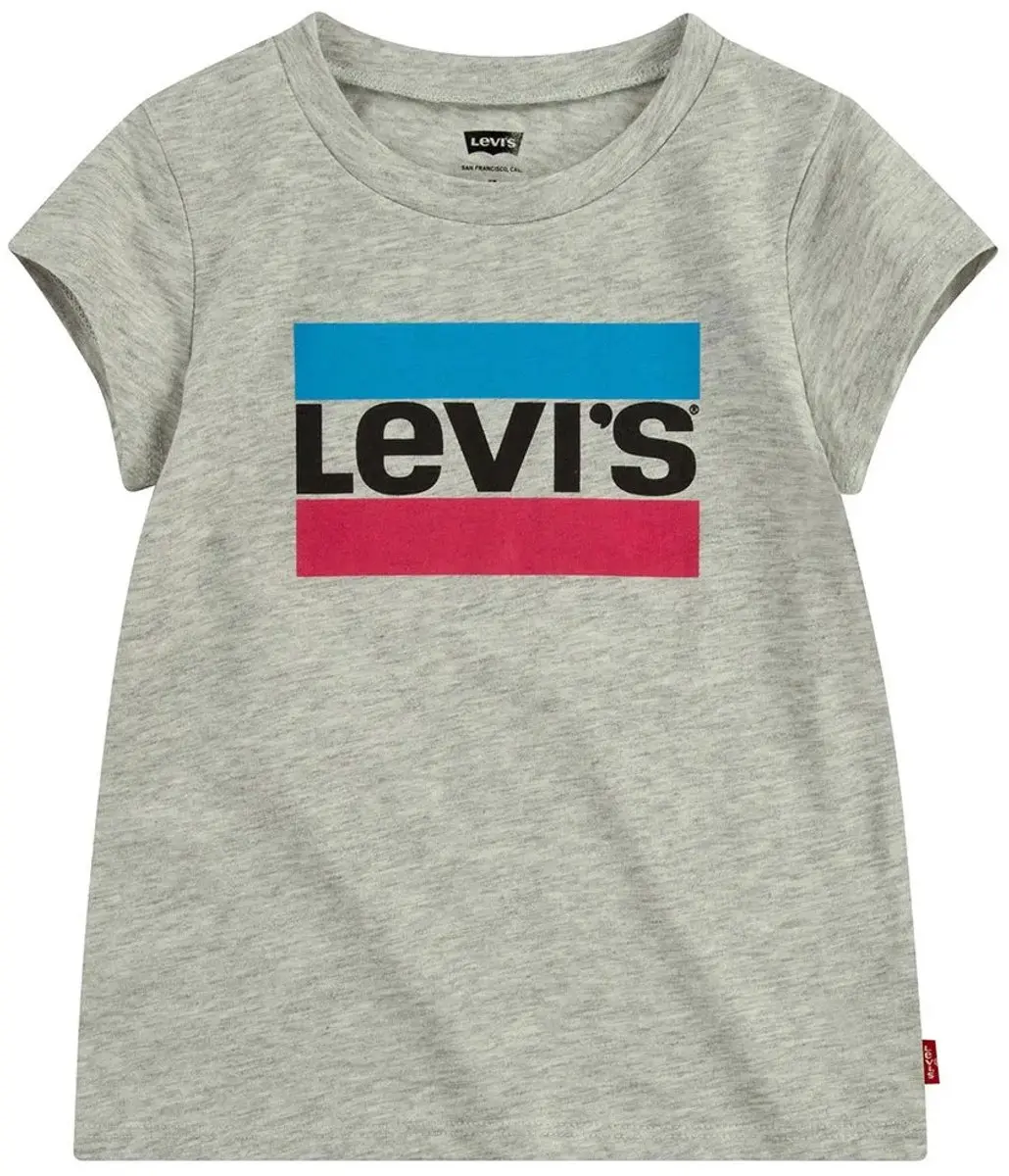 Levi's Sportswear Logo Tee - Kinder T-shirt 92 - Grijs - afbeelding 6 van 6