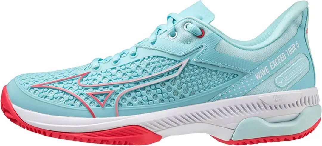 Mizuno Wave Exceed Tour 5 CC Tennisschoenen - Dames - Blauw
