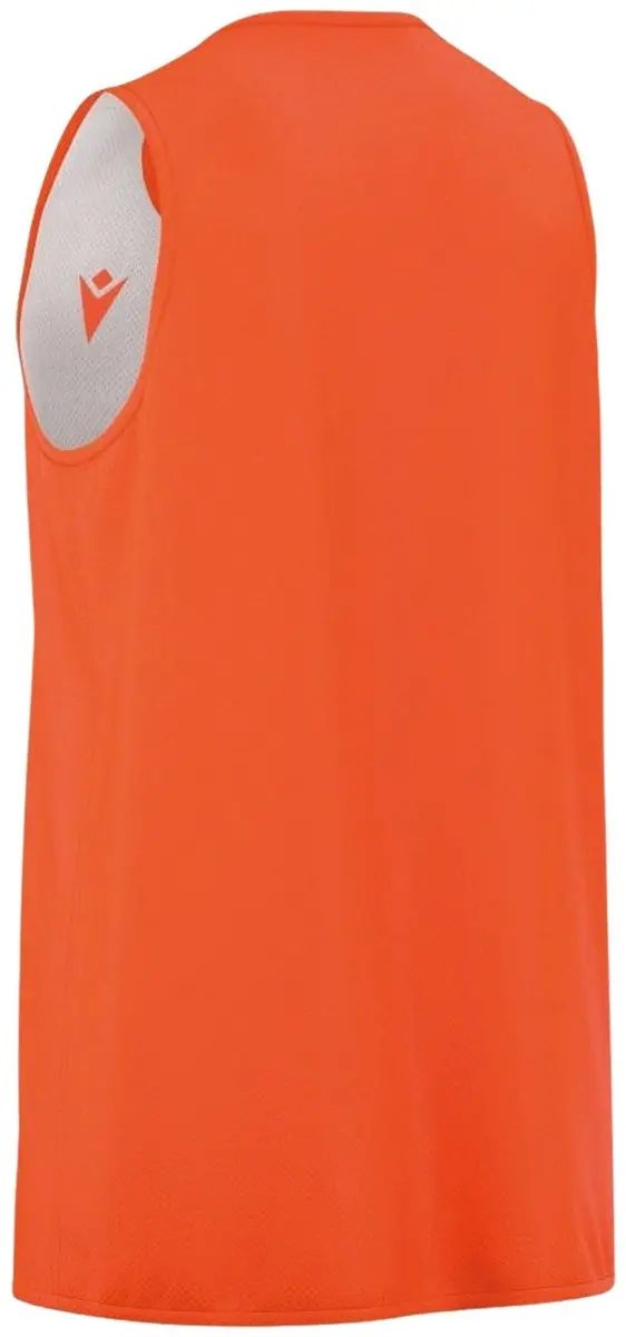 Macron X500 Reversible Basketbalshirt Heren - Maat M - Oranje/Wit