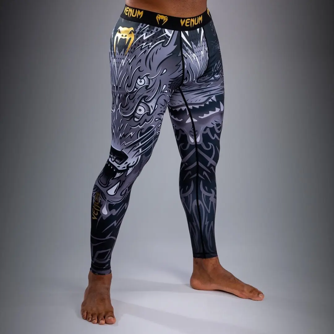 Venum Wolf Atak Compressielegging M - Zwart/Grijs