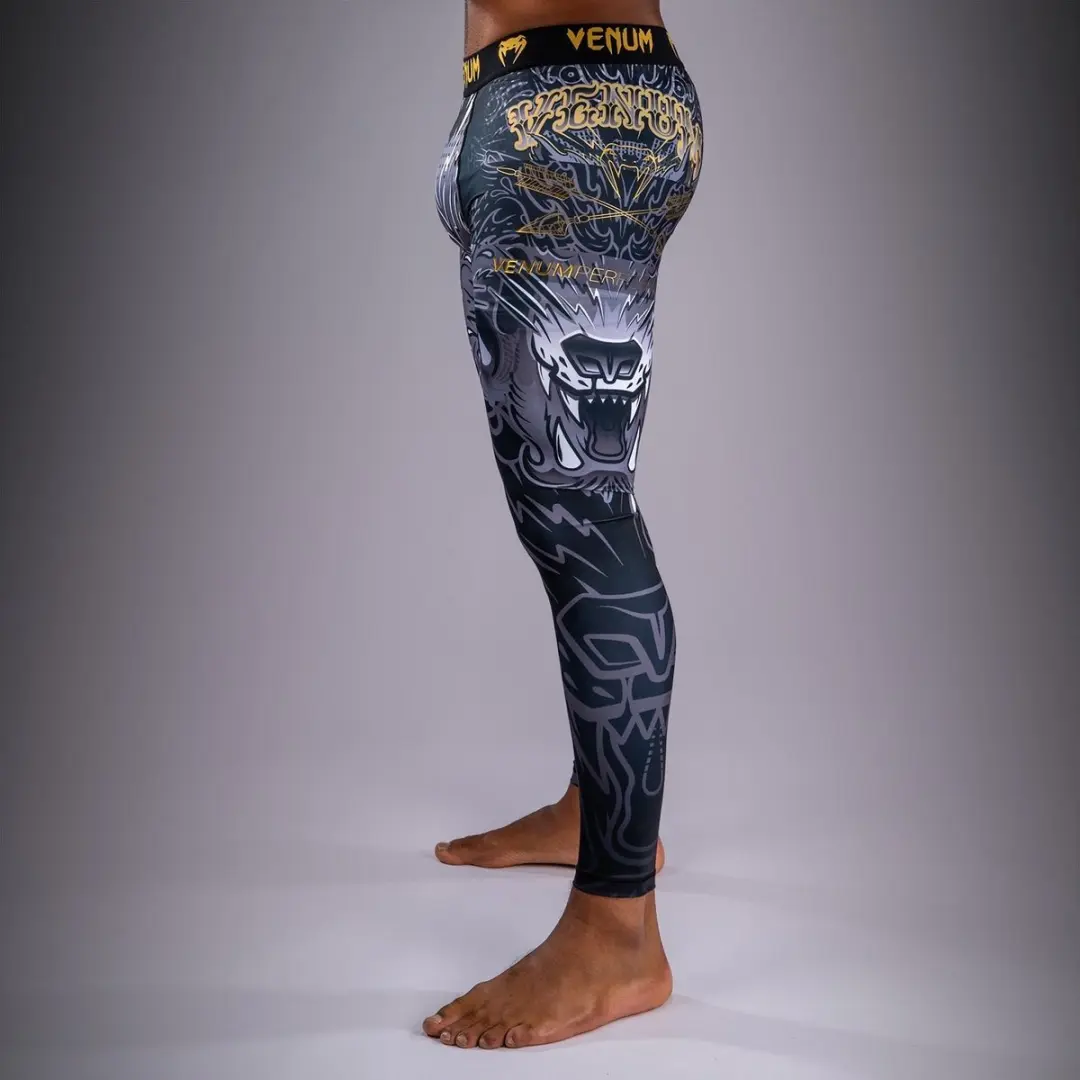 Venum Wolf Atak Compressielegging M - Zwart/Grijs