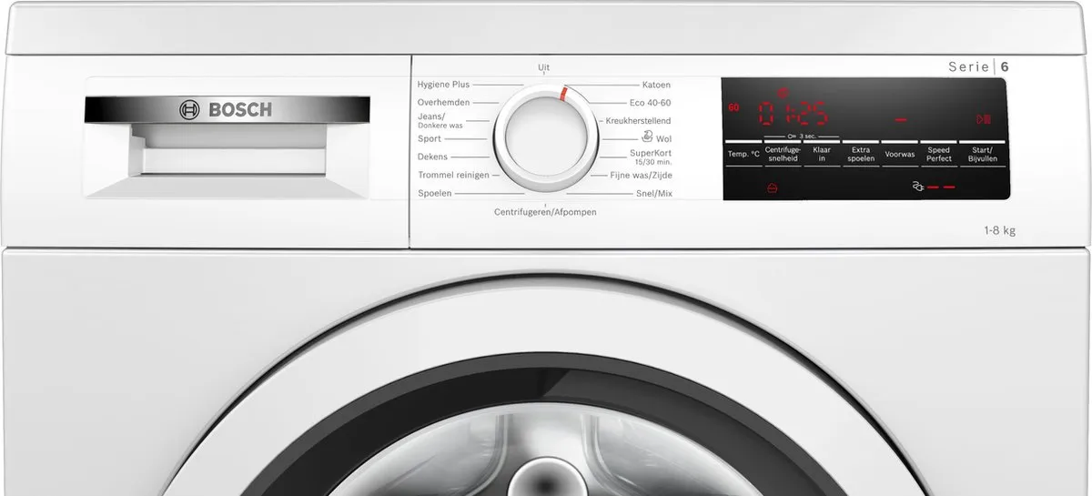 Bosch Serie 6 WUU28T20NL Wasmachine 8kg 1400rpm - Wit