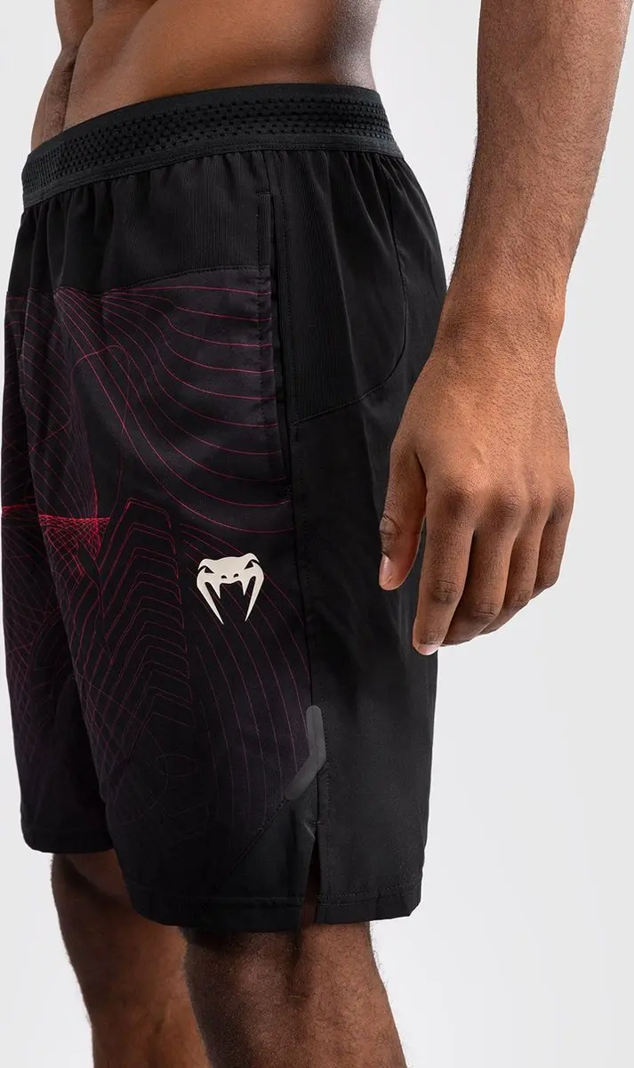 Venum G-Fit Air Dry-Fit Training Shorts Diepzwart Vuurrood M