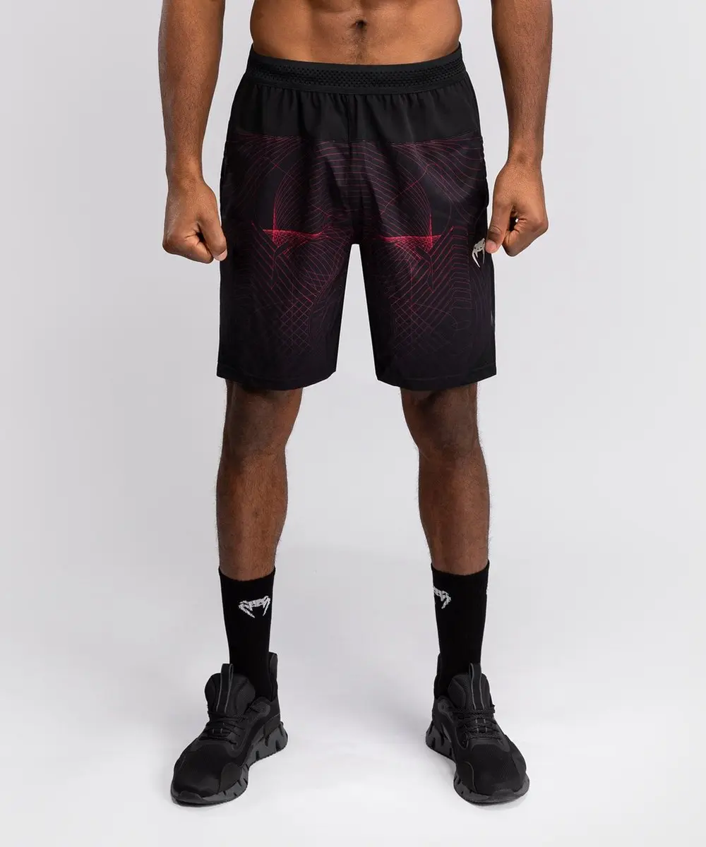 Venum G-Fit Air Dry-Fit Training Shorts Diepzwart Vuurrood M