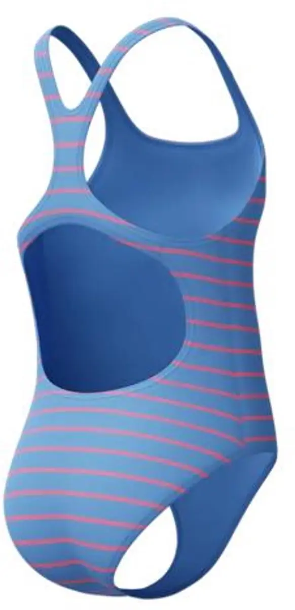 Speedo Print Medalist Meisjes Sportbadpak 128 - Blauw/Roze