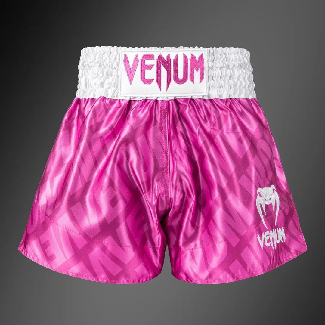 Venum Contender XT Muay Thai Shorts L - Candy Roze/Wit