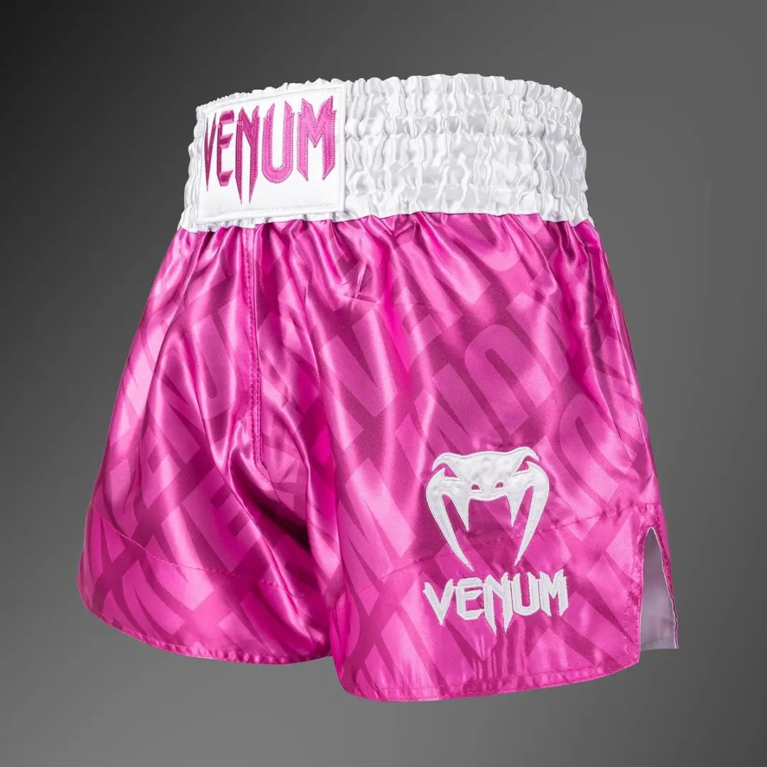 Venum Contender XT Muay Thai Shorts L - Candy Roze/Wit