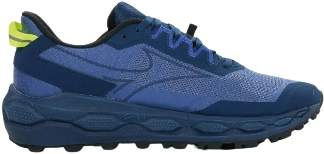 Mizuno Wave Mujin 11 Trailrunningschoenen - Heren 43 - Donkerblauw/Blauw/ Groen