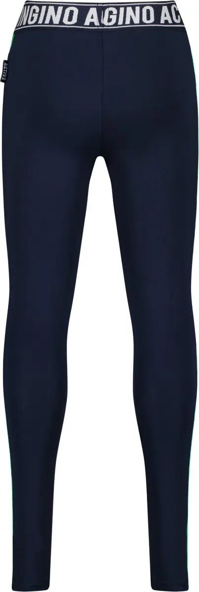 Vingino Active Sportlegging Shelby 176 - Zwart/Blauw