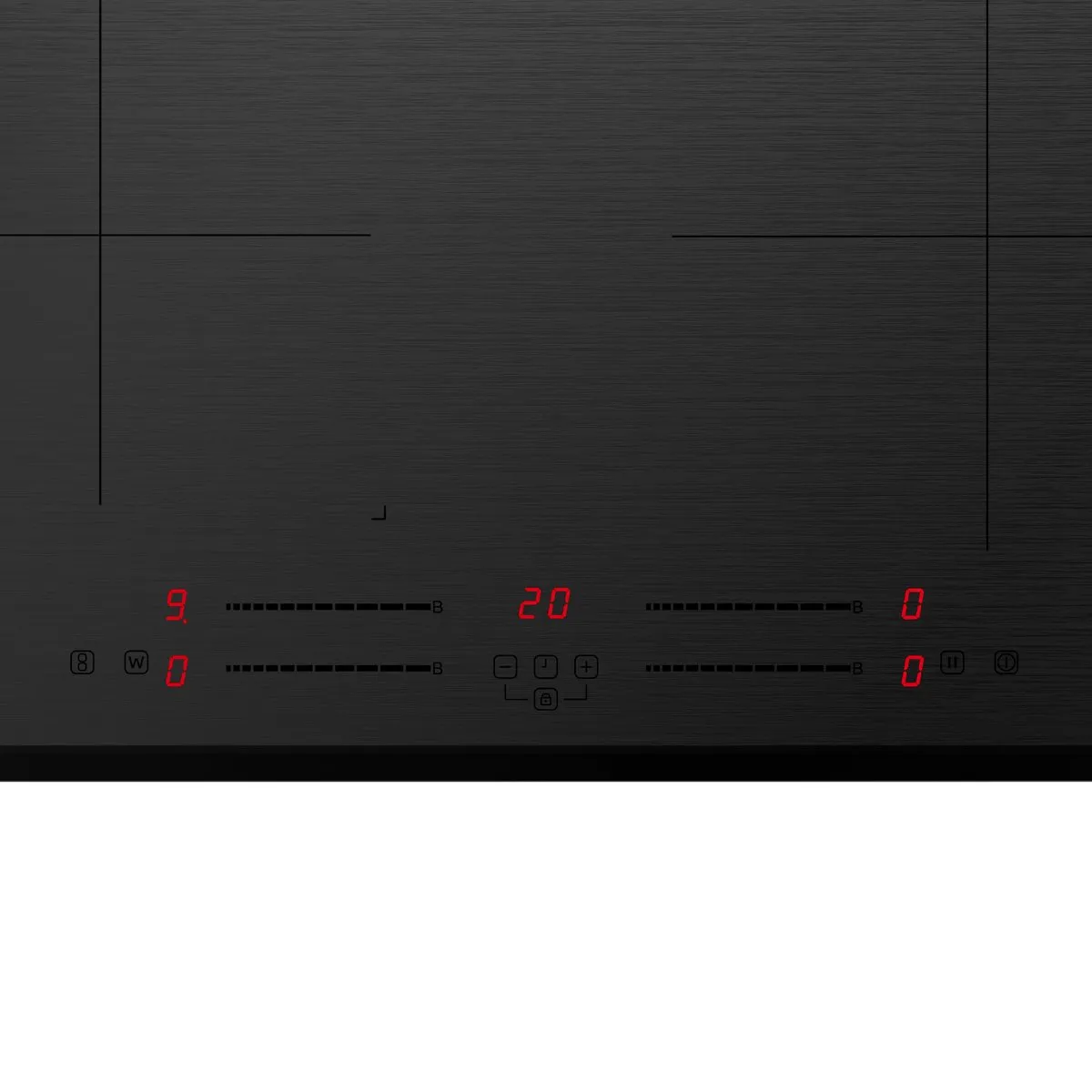 Inventum IKI6035MAT Inbouw Inductiekookplaat 60cm - 4 Zones - Mat Zwart