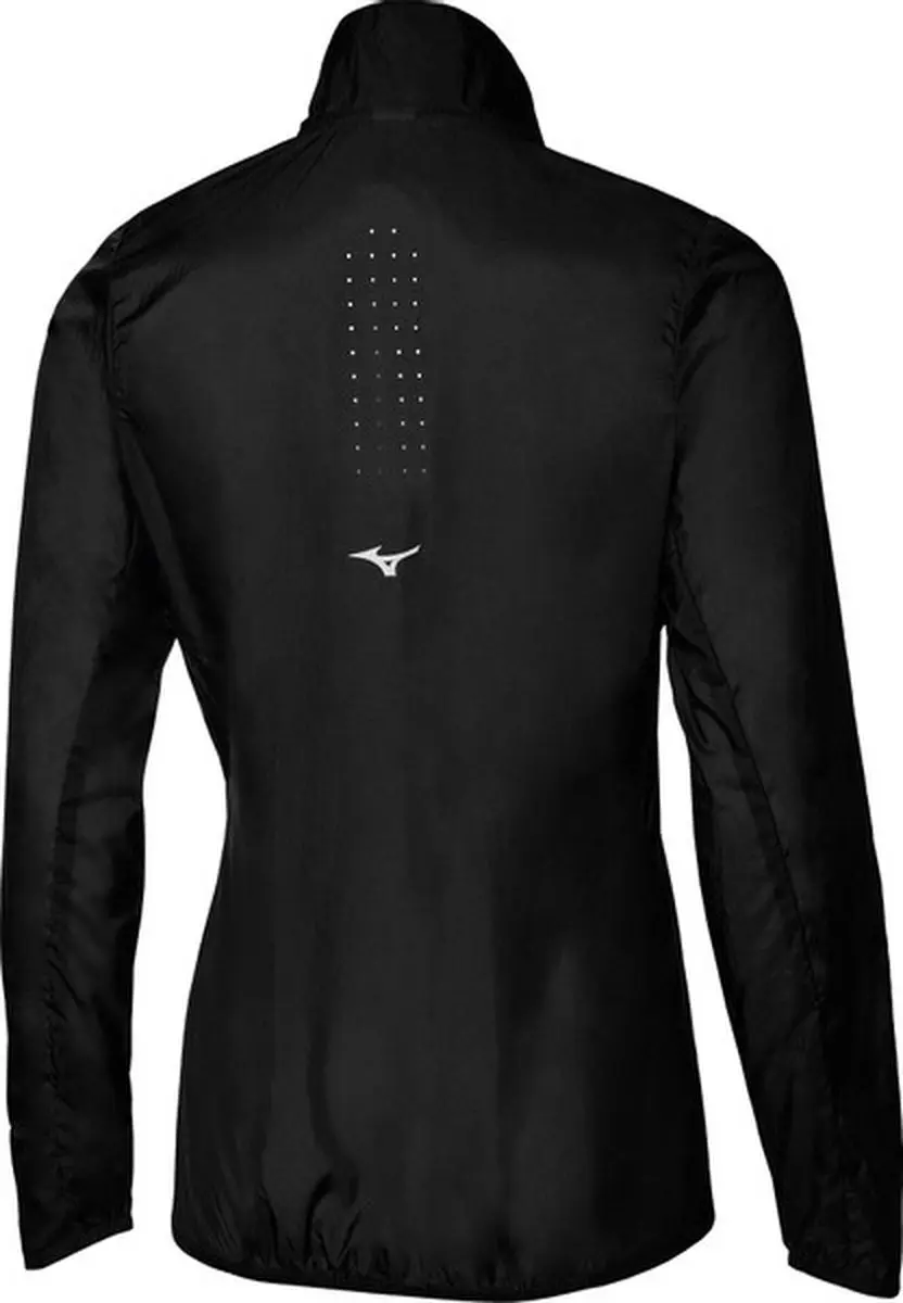 Mizuno Aero Jacket Dames - Sportjas L - Zwart