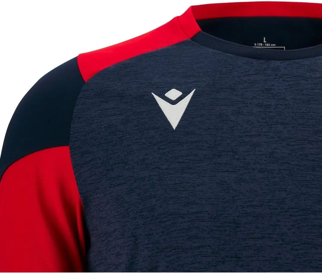 Macron Glory Golem Shirt Heren - Marine Rood M