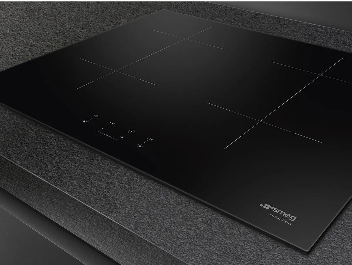Smeg SIB2641D Inductiekookplaat 60cm - 4 Zones - Zwart