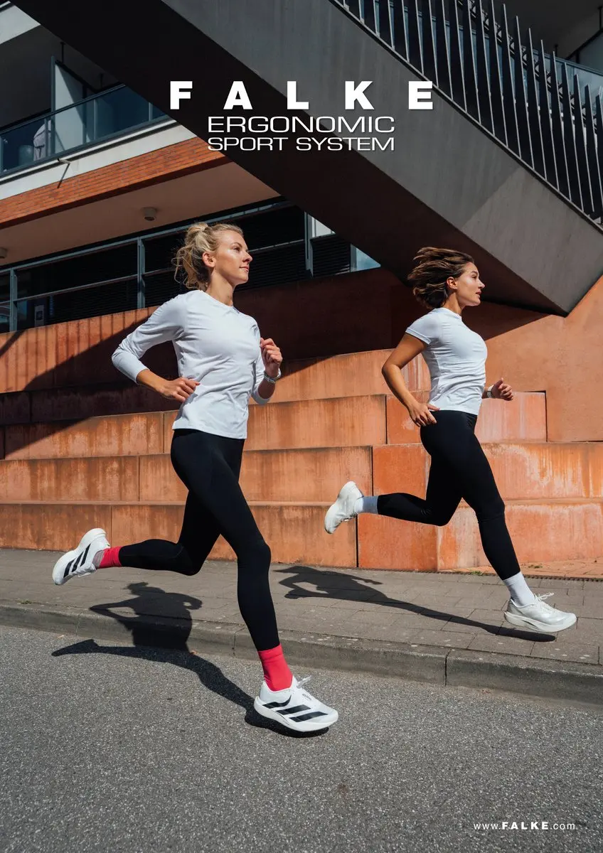 Falke RU4 Hardloopsokken Dames - Rood - Maat 37/38