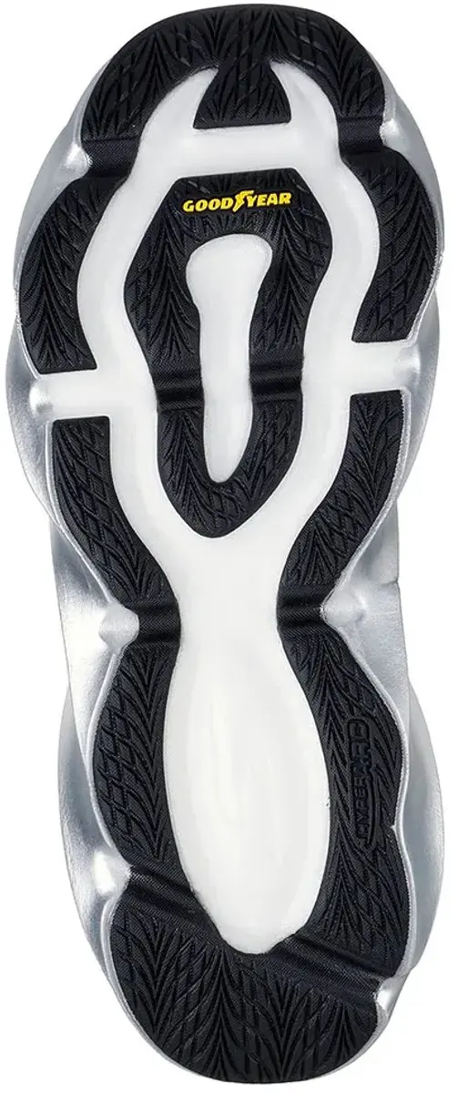 Skechers Aero Burst Hardloopschoenen 46 - Zwart/Wit