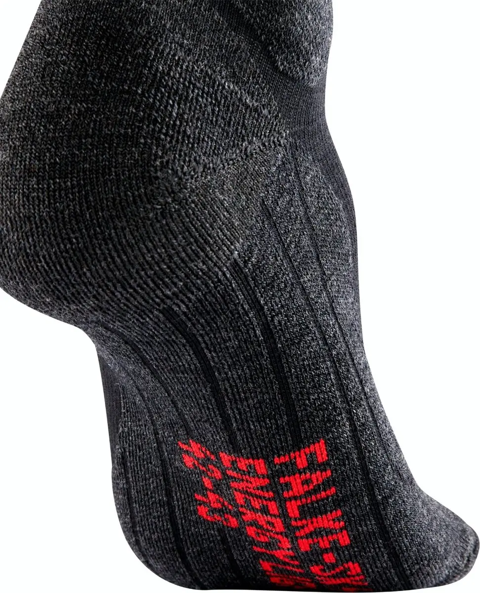 Falke Wintersportsokken 41/42 - Zwart/Grijs/Rood