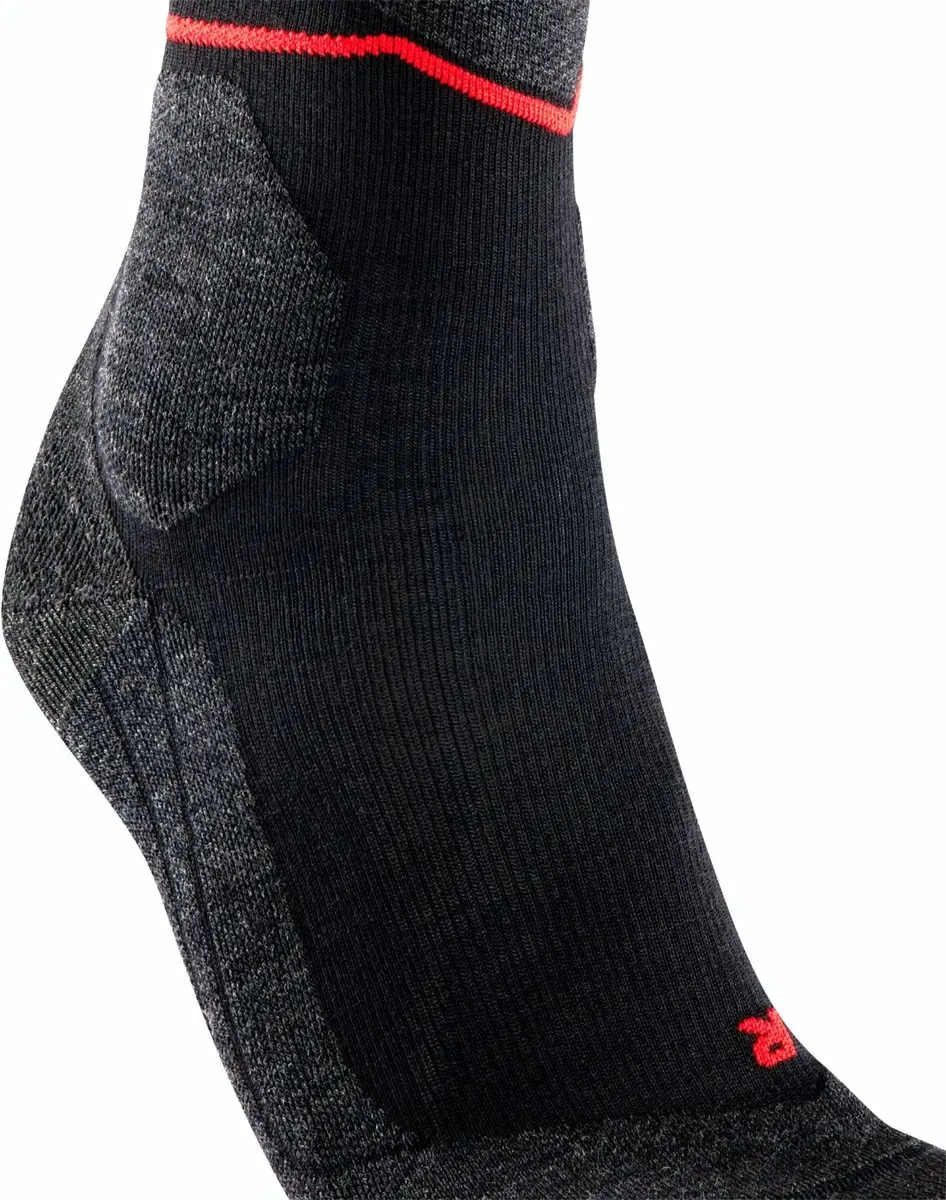 Falke Wintersportsokken 41/42 - Zwart/Grijs/Rood