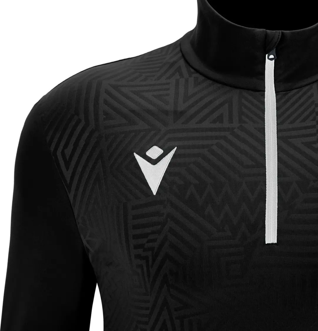 Macron Victory Fraser Ziptop Heren - 4XL Zwart/Wit
