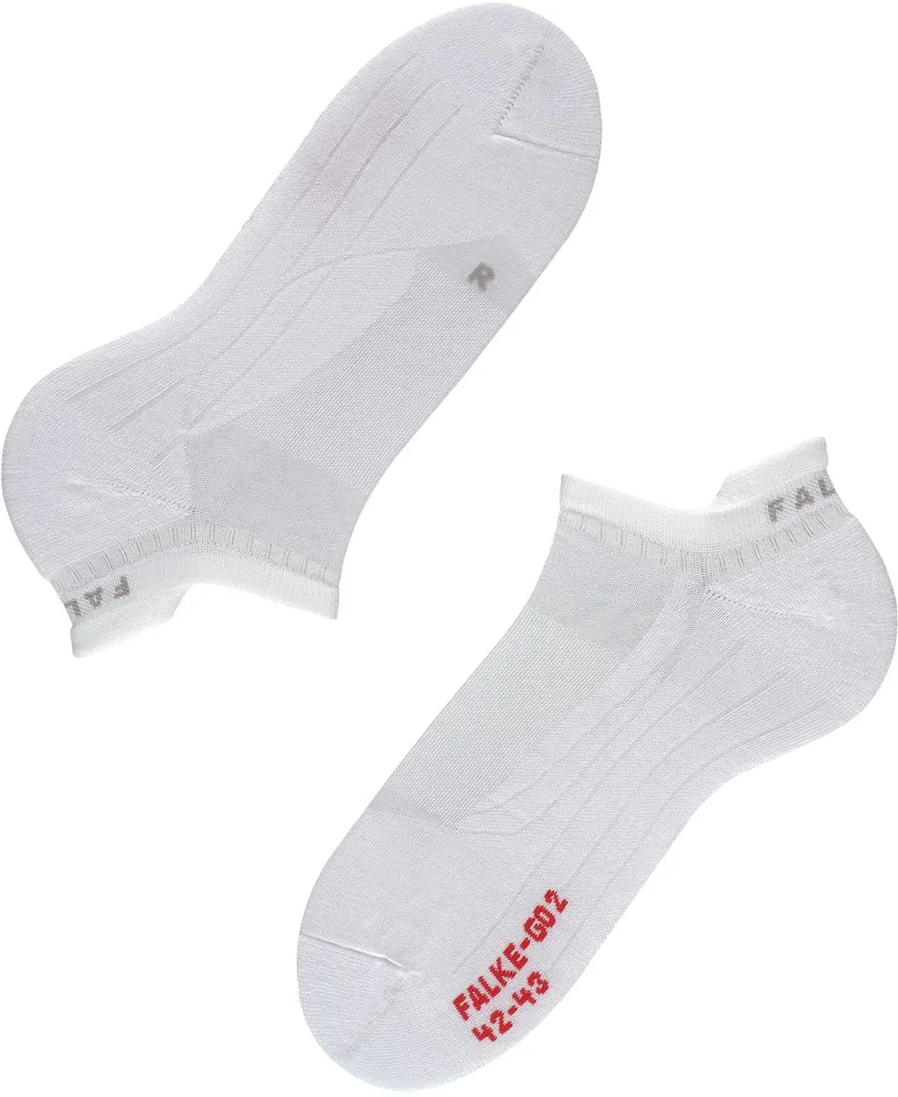 Falke GO2 Invisible Golfsokken - Medium Padding - Wit - Maat 43/44