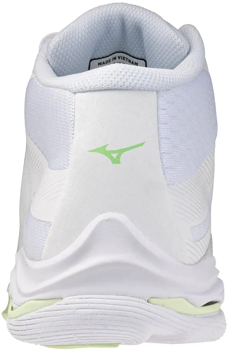 Mizuno Wave Lightning Pro Mid Dames Sportschoenen 41 - Wit