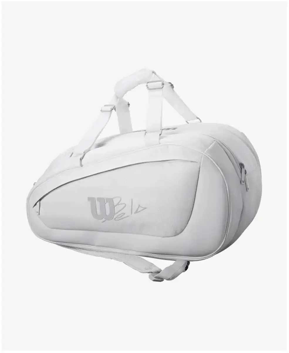 Wilson Super Tour Padeltas Wit - 5 Vakken