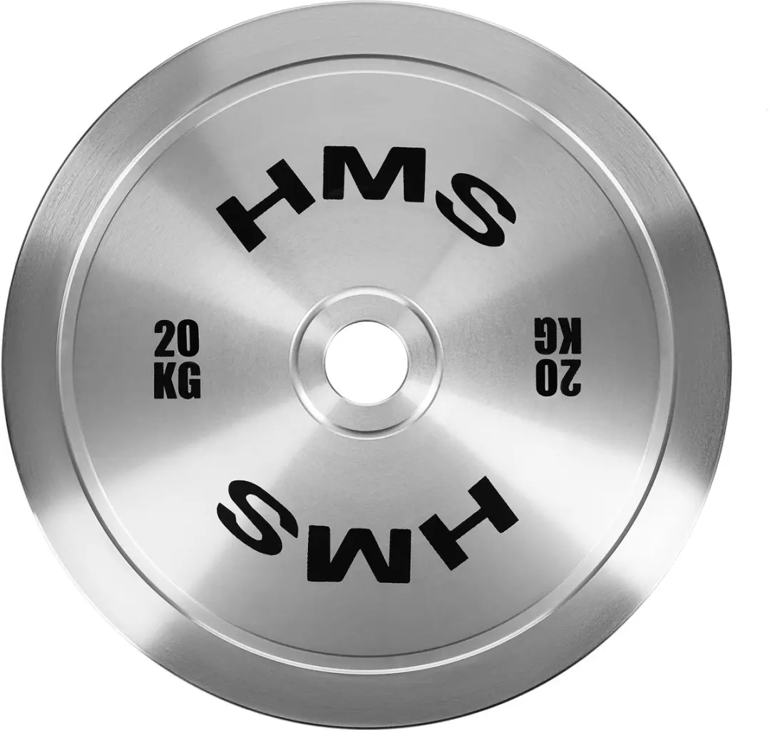 HMS Olympische Halteringsschijf 2x20kg Staal