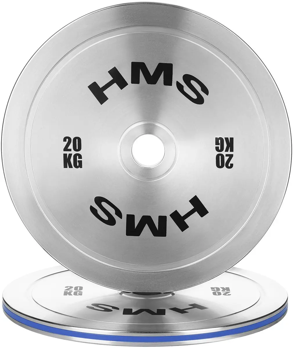HMS Olympische Halteringsschijf 2x20kg Staal - 45cm