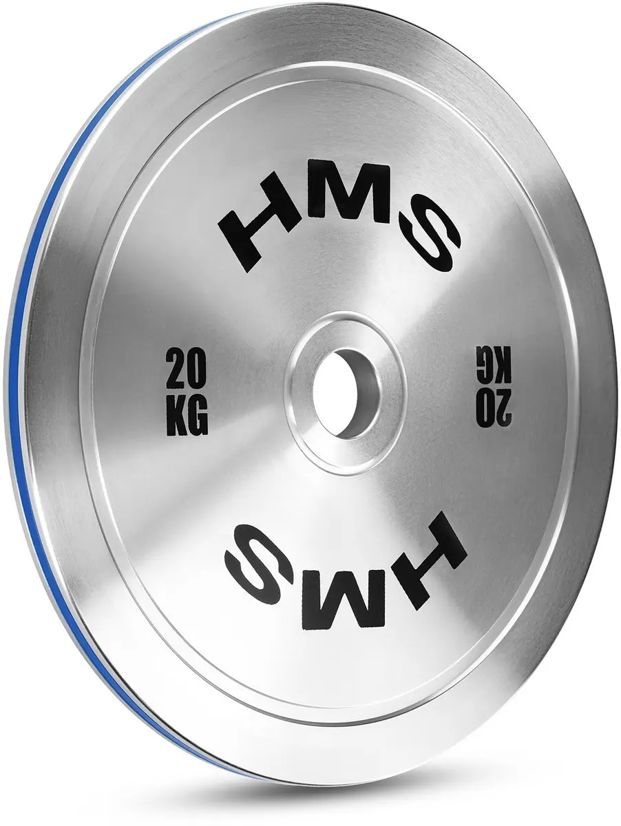 HMS Olympische Halteringsschijf 2x20kg Staal - 45cm