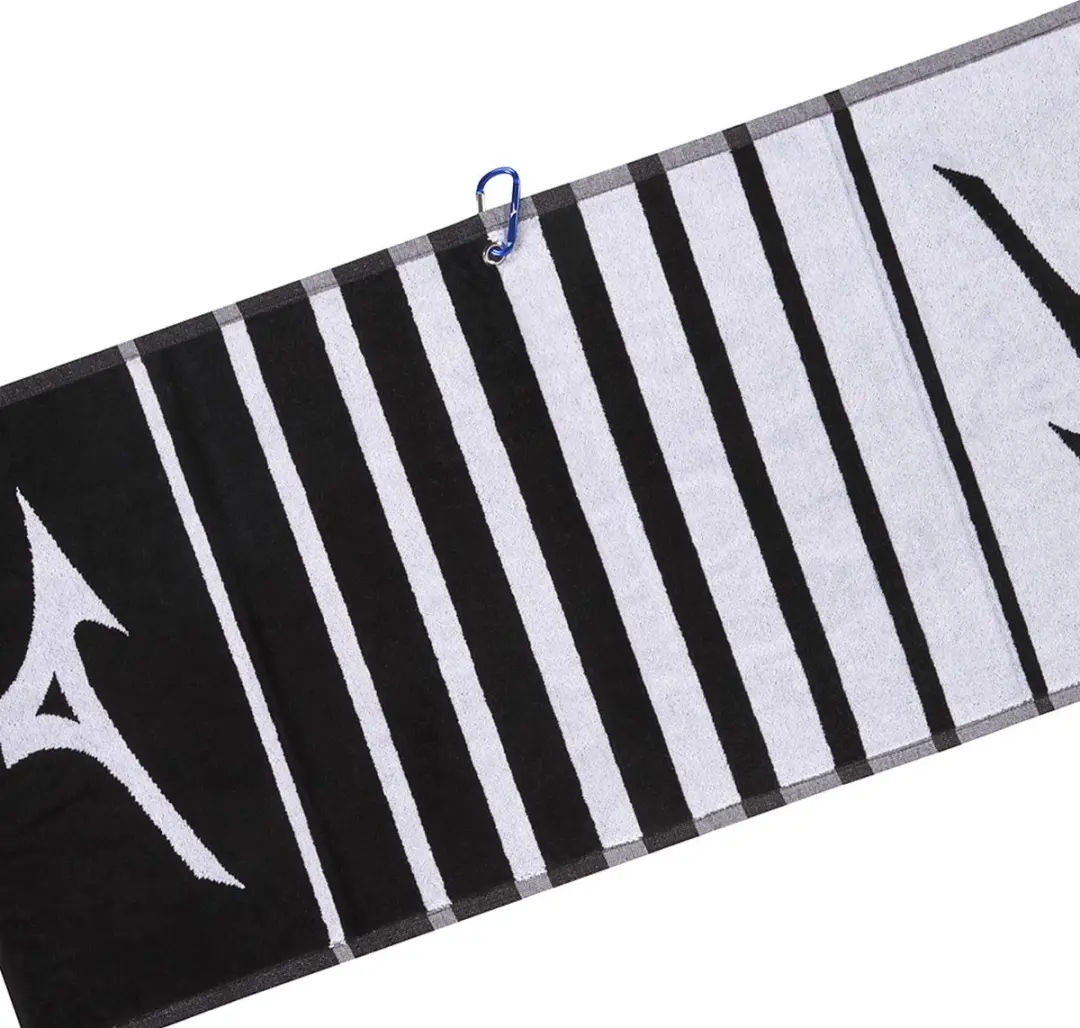 Mizuno RB Tour Golfhanddoek - Zwart/Wit