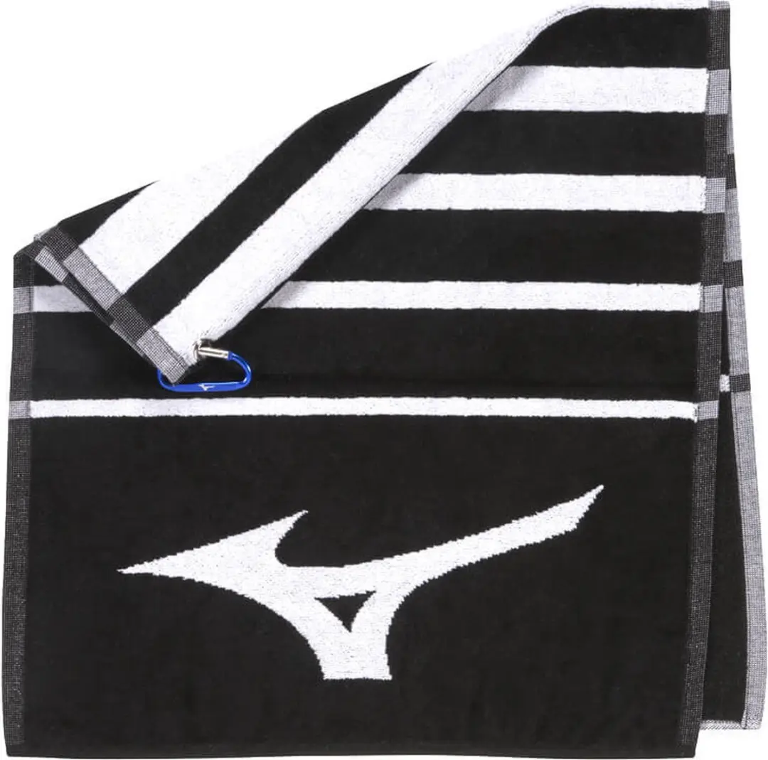 Mizuno RB Tour Golfhanddoek - Zwart/Wit