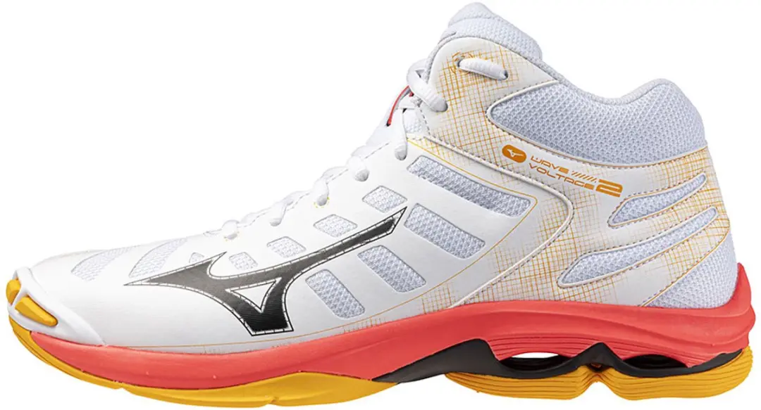 Mizuno Wave Voltage 2 Mid Sportschoenen 45 - Wit