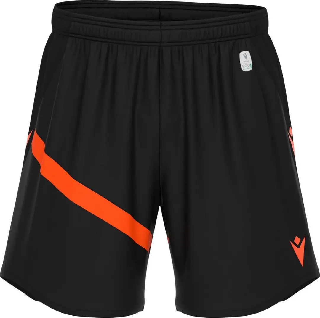 Macron Shen Eco Short Heren - Zwart/Oranje S