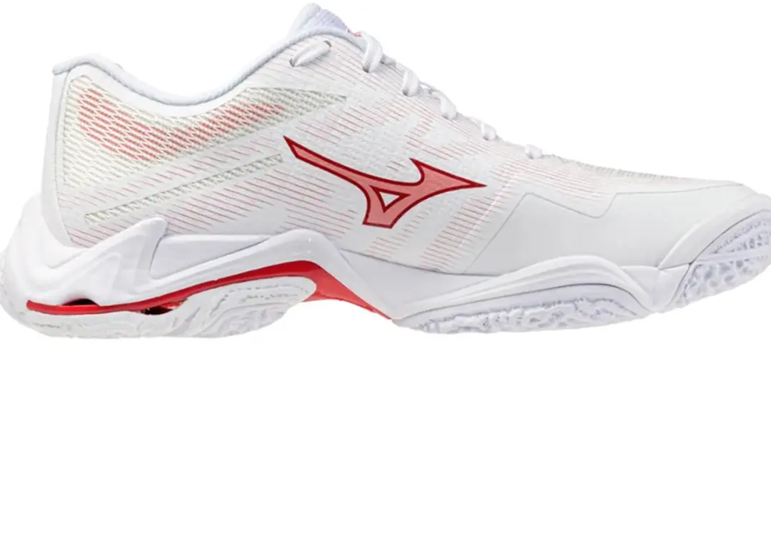 Mizuno Wave Lightning Elite Dames Sportschoenen 36 - Wit/Rose