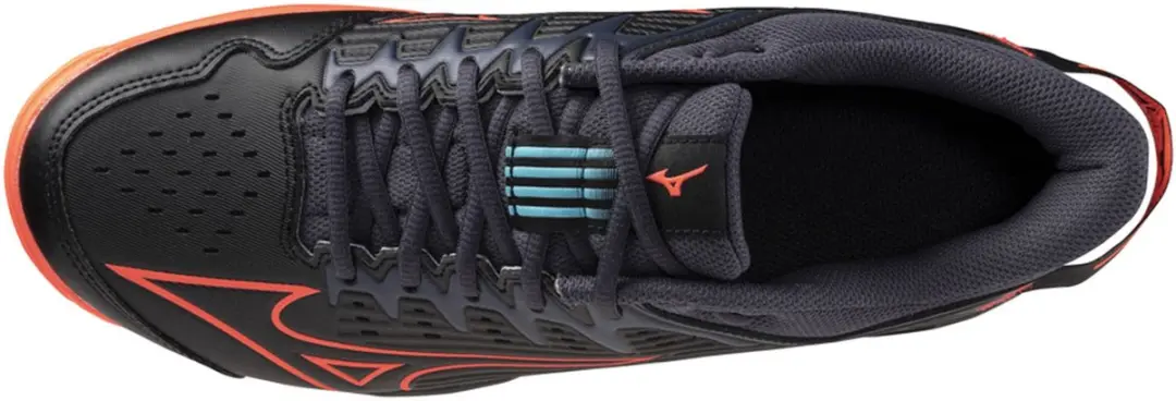 Mizuno Wave Lynx 2 Sportschoenen 38.5 - Zwart/Orange - TF