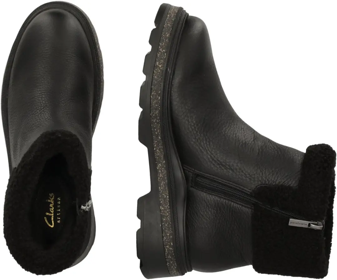 Clarks Hencroft Madi Winterlaarzen - Waterproof - Zwart