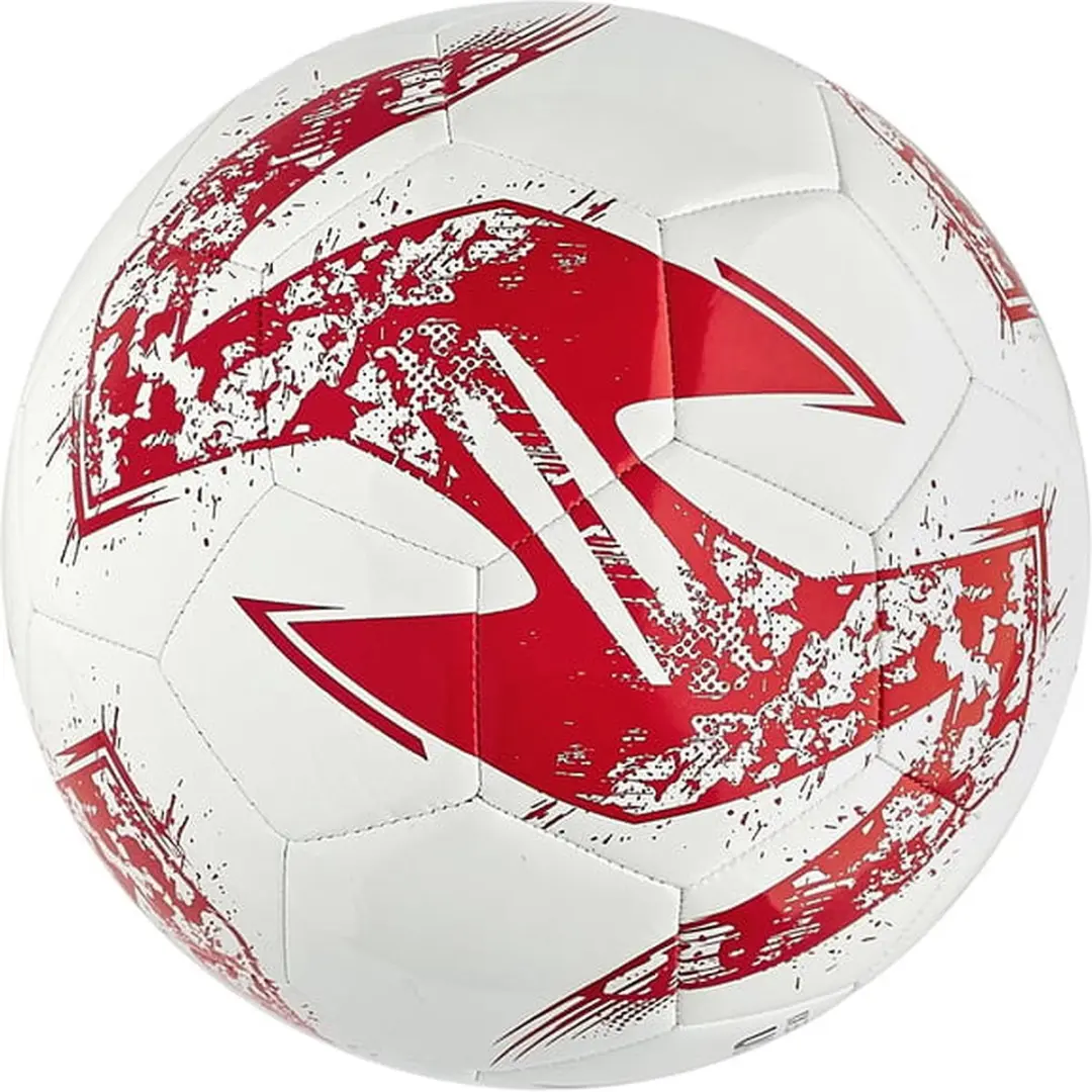 Macron Degree XI Voetbal Maat 5 - Wit/Rood