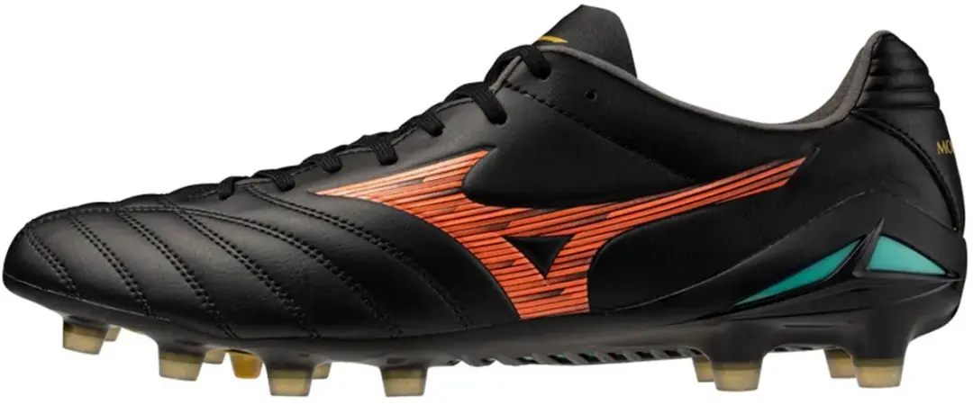 Mizuno Monarcida Neo III Pro Voetbalschoenen 43 - Zwart/Lava Orange