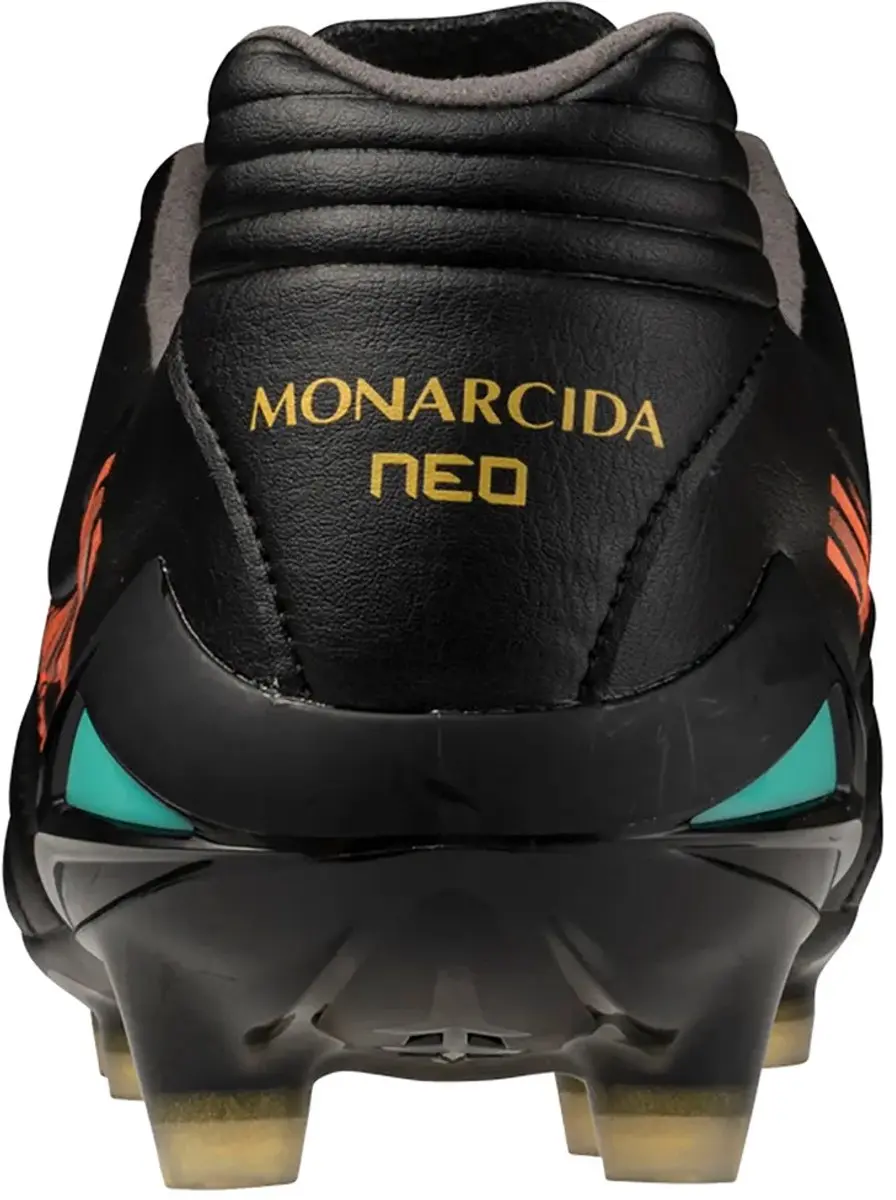 Mizuno Monarcida Neo III Pro Voetbalschoenen 43 - Zwart/Lava Orange