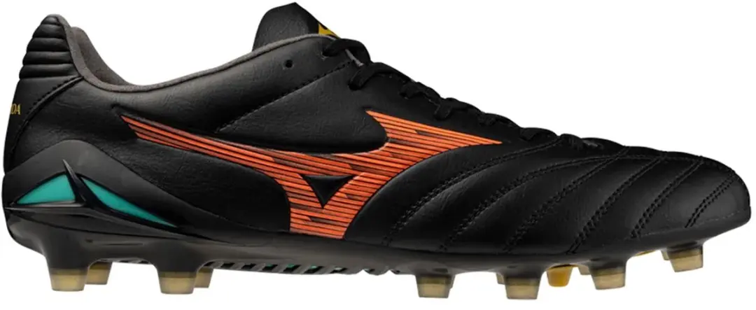 Mizuno Monarcida Neo III Pro Voetbalschoenen 43 - Zwart/Lava Orange