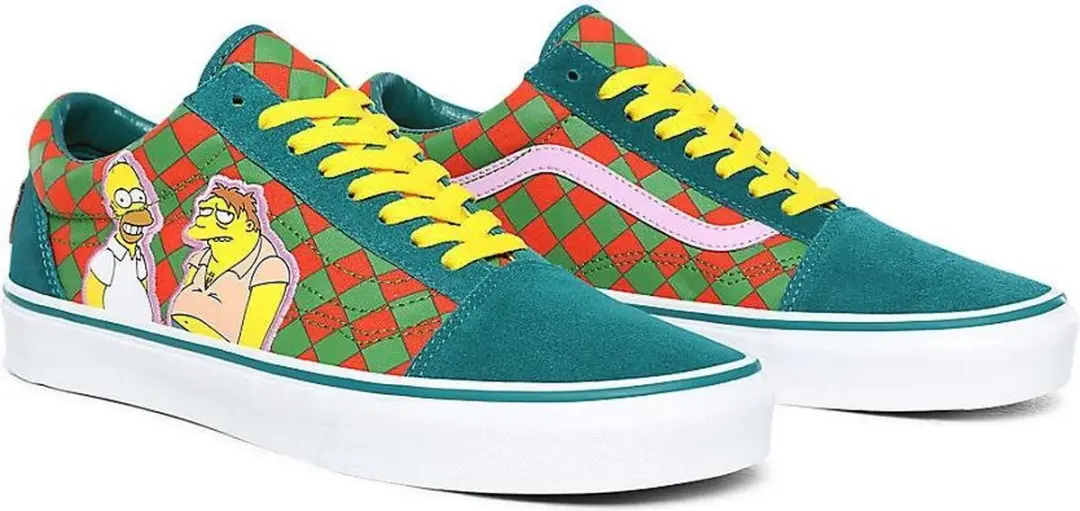 Vans Old Skool The Simpsons Moe's - Maat 44.5 Groen/Wit